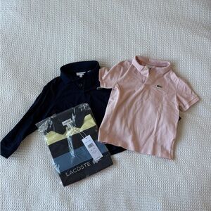 Lacoste Kids Polos Set of 3 - Size 5